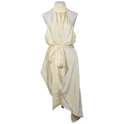 Halterneck dress (Yellow) from Peppermayo Polyester
