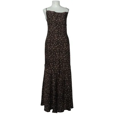 Maxikjole (Brun, Sort) fra Adoore Elastan, Polyester