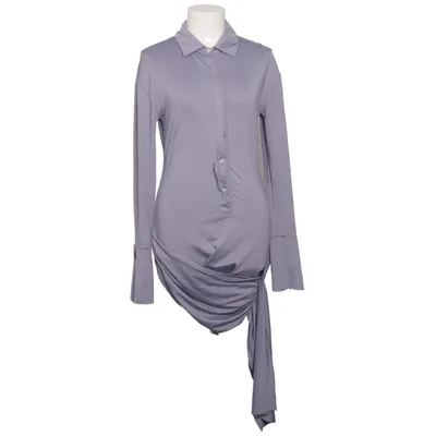 Skjortklänning (Grå) Elastan, Polyester