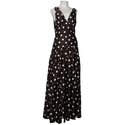 Robe longue (Marron, Blanc) de Adoore Polyester