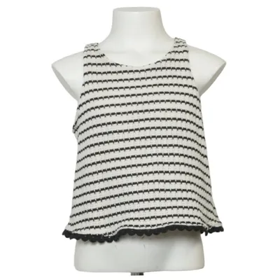 Top (Wit, Meerkleurig) van H&M Katoen, Polyester