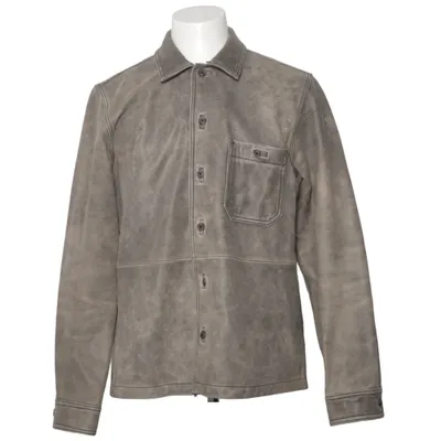 Veste en cuir (Saruffo X C overshirt 1543) de Samsøe & Samsøe Cuir