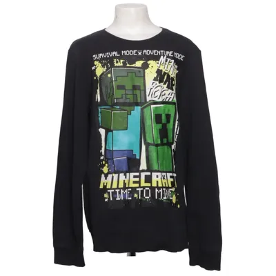 Sweatshirt (Sort, Flerfarvet) fra Minecraft Bomuld, Elastan
