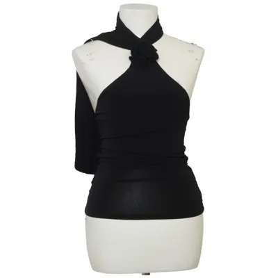 Halter neck top (Black) from Bik Bok Elastane, Recycled polyester