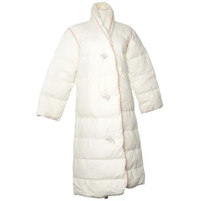 Doudoune longue (Beige) de Engmo Dun