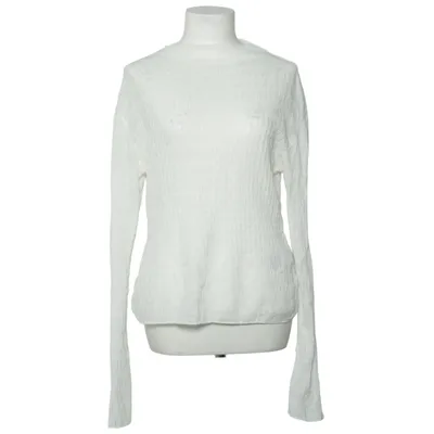 Blus (Vit) från Gina Tricot Bomull, Elastan, Polyester