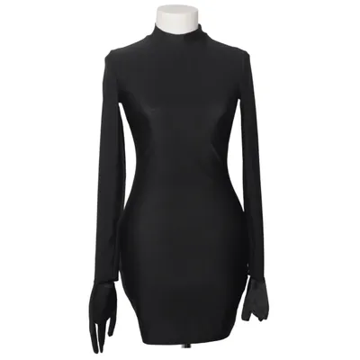 Klänning (Svart) Elastan, Polyester