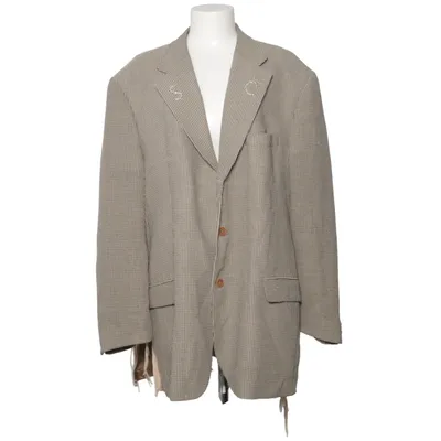 Blazer (Beige, Noir) de Tomary Viscose, Laine