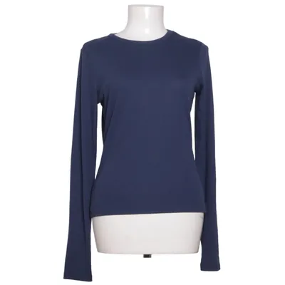 Långärmad t-shirt (Round Neck Rib Long Sleeve Top) från NA-KD Elastan, Polyester, Viskos
