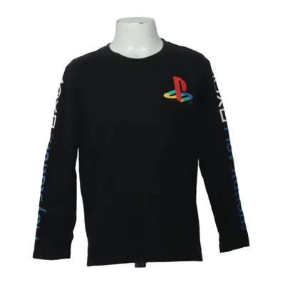 Långärmad t-shirt (Svart) från Playstation Bomull