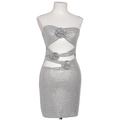 Cocktailklänning (Korinna Strapless Rose Diamante Mini Dress) från Meshki Elastan, Polyamid