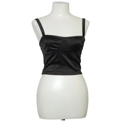 Crop top (Zwart) van Miss Selfridge