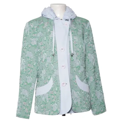 Jacka (Grön, Flerfärgad) Polyester, Viskos