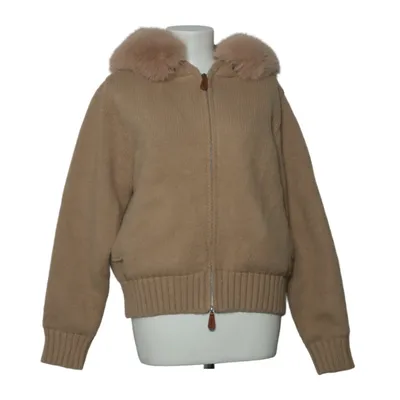 Huvtröja (Beige) från Alessa Pälsimitation