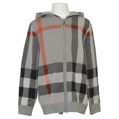 Hoodie (Gray, Black, Multicolored) from Burberry Elastane, Wool