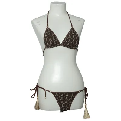 Bikini (Brown) from Hanne Bloch Elastane, Polyamide, Viscose