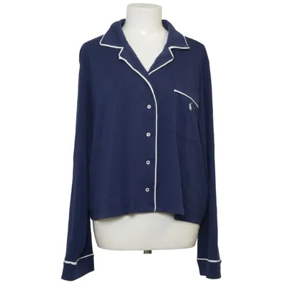 Pyjamahemd (Blau) von Polo Ralph Lauren Baumwolle, Elasthan, Lyocell