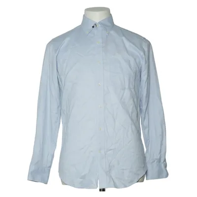 Chemise (Bleu) de Uniqlo Coton, Élasthane