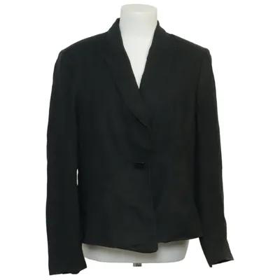 Blazer (Gris) de J.Taylor Acétate, Lin, Polyamide