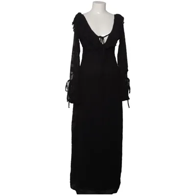 Maxikjole (Sort) fra Boohoo Polyester, Viscose