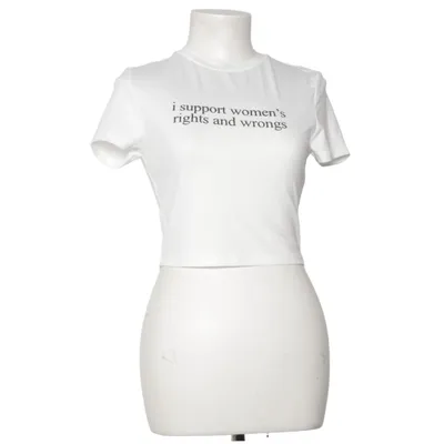 T-shirt (Vit) Elastan, Polyester