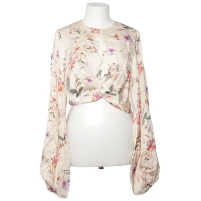 Blus (Beige, Flerfärgad) från By Malina Viskos