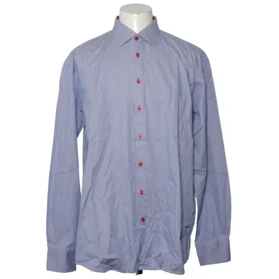 Shirt (Blue, White, Red) from Gino Marcello Cotton