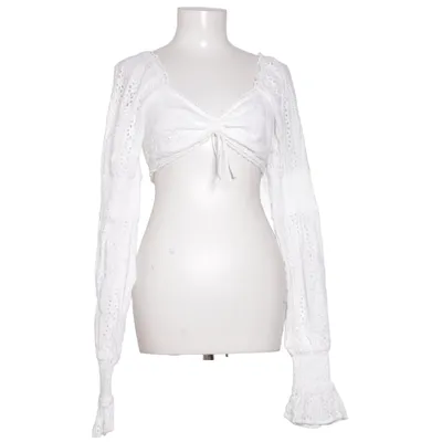 Crop top (Vit) från NA-KD Bomull, Polyester