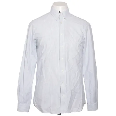 Buttondown-skjorta (Blå, Vit) från Shirtonomy Bomull