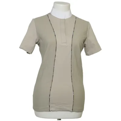 Polo shirt (Beige, White) from Animo Elastane, Polyamide