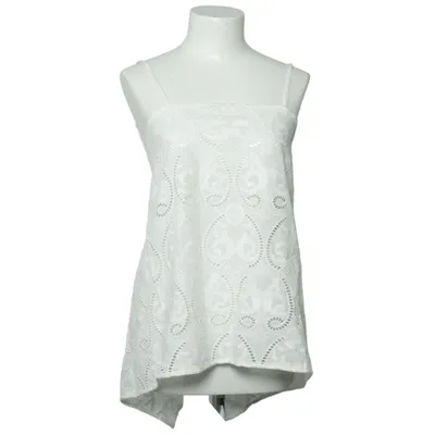 Top (Anglaise Detail Open Back Top) from NA-KD Cotton