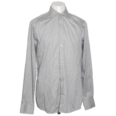 Shirt (White, Blue, Multicolored) from John Henric Cotton