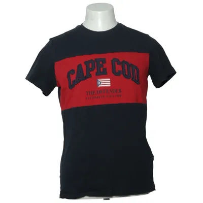 T-shirt (Bleu, Rouge) de The Defender Coton