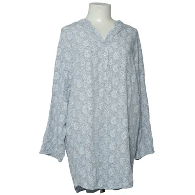 Blouse (Blue, White) from Marta Viscose