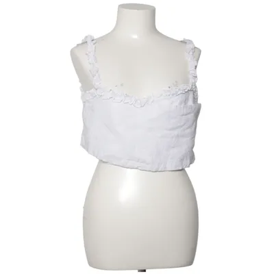 Crop top (Vit) från Sabo Luxe Bomull, Viskos