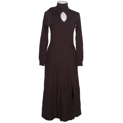 Långklänning (Brun) från Massimo Dutti Polyester, Viskos