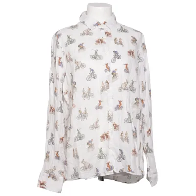 Skjorta (Vit, Flerfärgad) från Feminine Linne