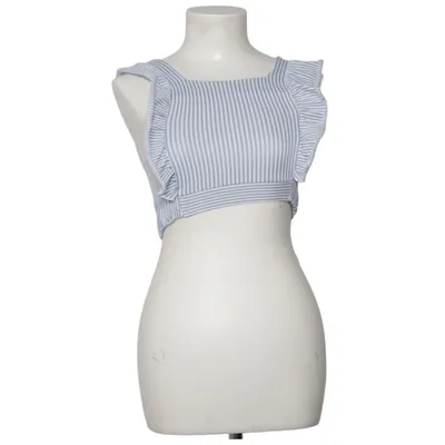 Crop top (Blå, Hvid) fra Zara