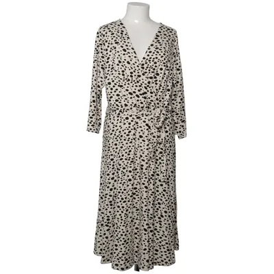 Wrap dress (White, Black) from XLNT by KappAhl Elastane, Polyester, Viscose