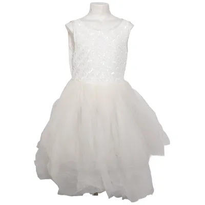 Bloemenmeisjes jurk (Wit) van H&M Polyamide, Polyester