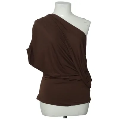 Topp (Soft Line Draped Top) från NA-KD Elastan, Viskos