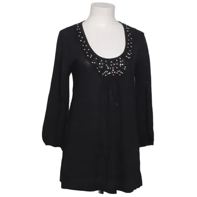 Blouse (Noir) de Pomodoro Fibre métallique, Polyester, Viscose