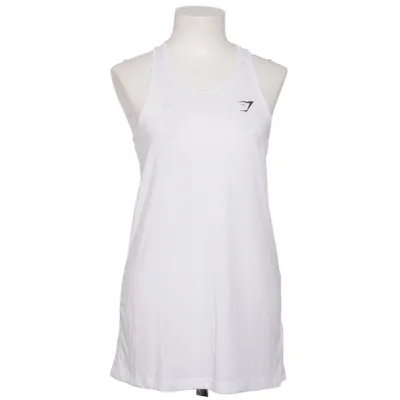 Träningslinne (Vit) från Gymshark Återvunnen polyester, Viskos