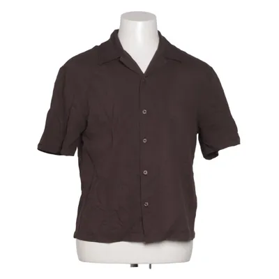 Kortärmad skjorta (Brun) från H&M Bomull, Polyamid