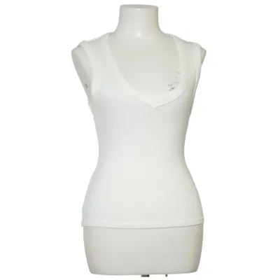 Tank Top (White) from Gina Tricot Elastane, Organic cotton