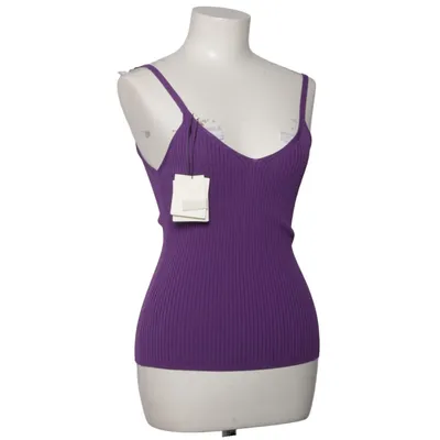 Tank Top (Purple) from Sandro Polyamide, Viscose
