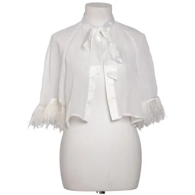 Topp (Vit) från Bubbleroom Occasion Polyester