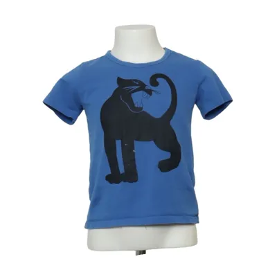 T-shirt (Blå, Svart) från Mini Rodini Elastan, Ekologisk bomull