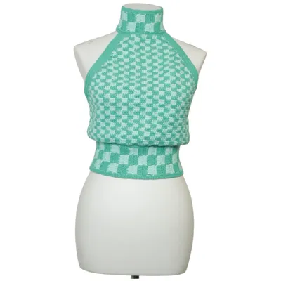 Halter neck top (Green)