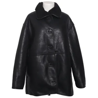 Shearlingjacka (Svart) från Gina Tricot Polyester, Polyuretan